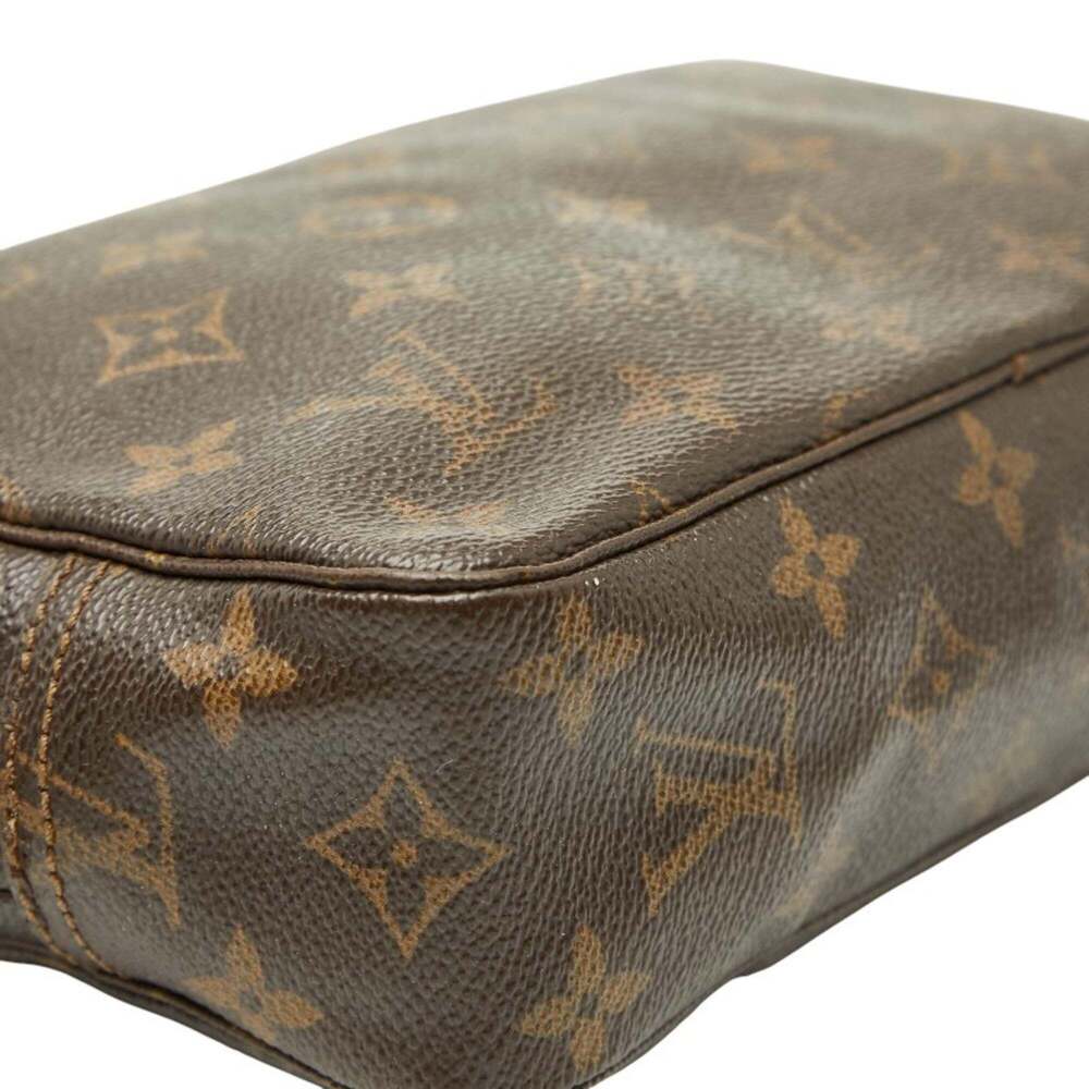 LOUIS VUITTON Brown Monogram Leather Pouch - Picture 5 of 10